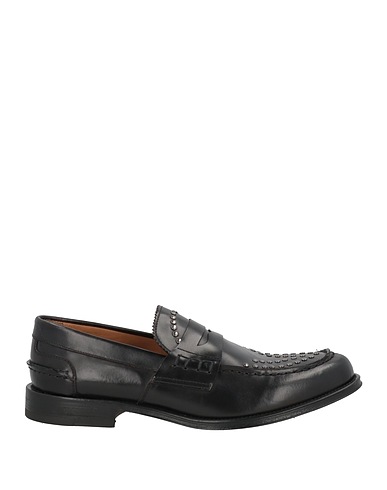 MIGLIORE Loafers Dark brown Leather