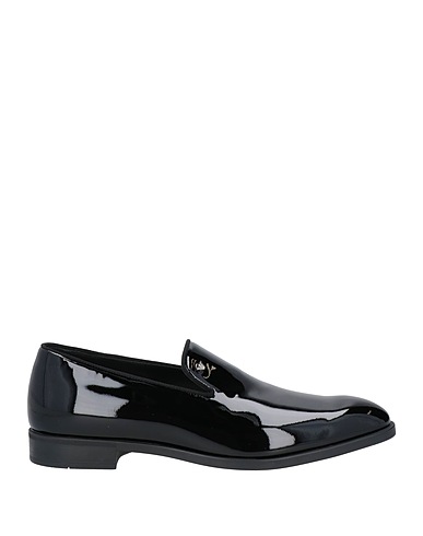 EMPORIO ARMANI Loafers Black Leather