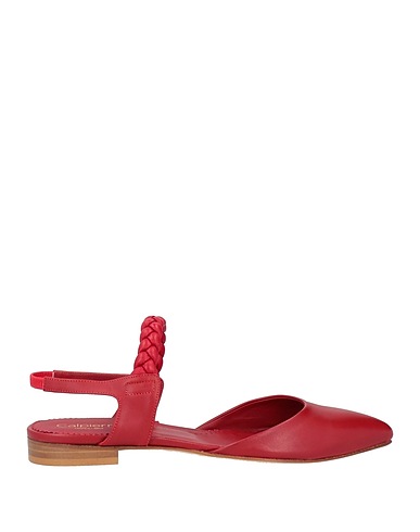 CALPIERRE Ballerine Rosso Pelle
