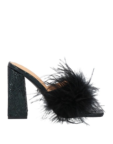 TWENTY FOUR HAITCH Sandali Nero Fibre tessili
