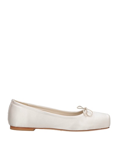 AEYDE Ballet flats Off white Textile fibers