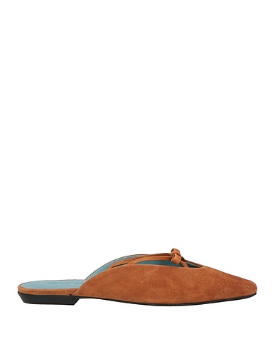 BY FAR Mules and clogs Brown Leather