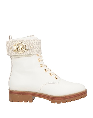 MICHAEL MICHAEL KORS Ankle boot Cream Textile fibres