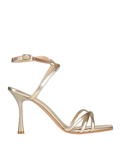 REBEL QUEEN by LIU •JO Sandals Platinum Textile fibres
