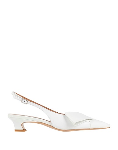 OVYÉ Pumps Weiß Leder