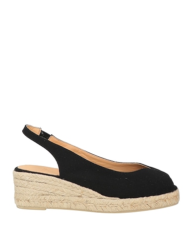CASTAÑER Espadrilles Black Textile fibers