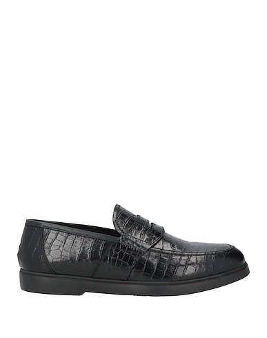 GIOVANNI CONTI Loafers NERO Leather