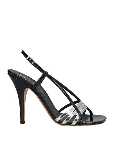 GIUSEPPE ZANOTTI Sandals Black Leather