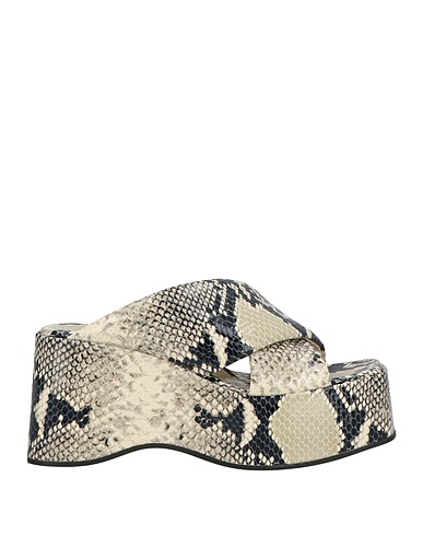 PARIS TEXAS Sandalen Elfenbein Leder