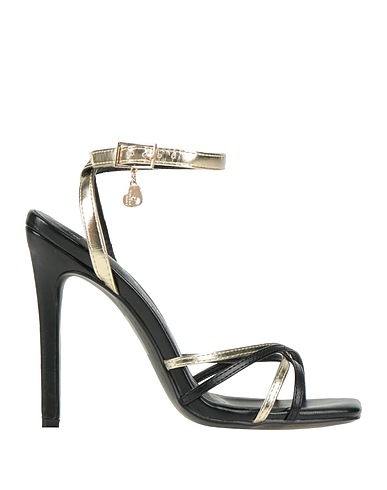 LOVETOLOVE® Sandals Black Textile fibres