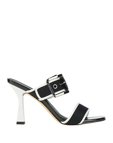 MICHAEL MICHAEL KORS Sandals Black Textile fibres, Leather
