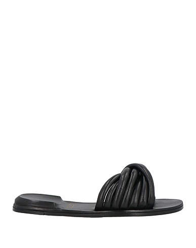 OFFICINE CREATIVE ITALIA Sandals Black Leather