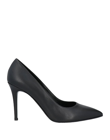 EMPORIO ARMANI Court Black 100% Calfskin
