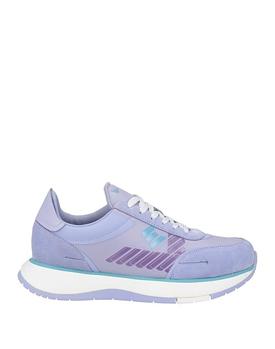 EMPORIO ARMANI Sneakers Λιλά Ίνες υφασμάτων, Δέρμα