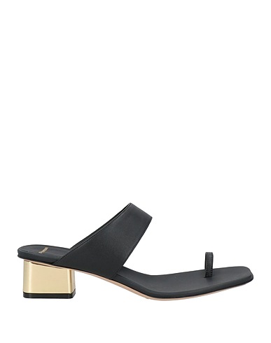 EMPORIO ARMANI Flip flops Black Leather