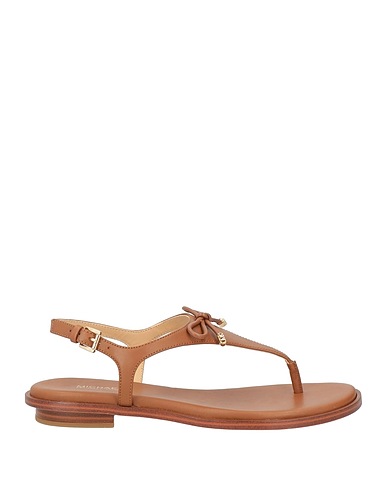 MICHAEL MICHAEL KORS Flip flops MARRONE Leather