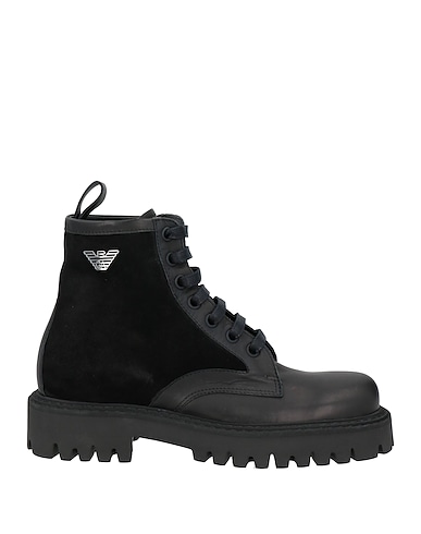 EMPORIO ARMANI Ankle boot Black Leather