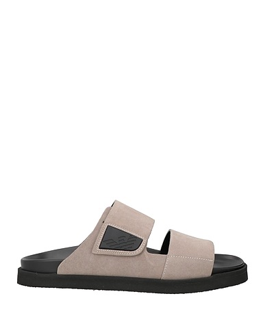 EMPORIO ARMANI サンダル グレー 牛革（カーフ） 100%