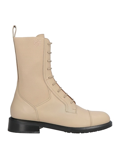 EMPORIO ARMANI Stiefelette BEIGE Leder