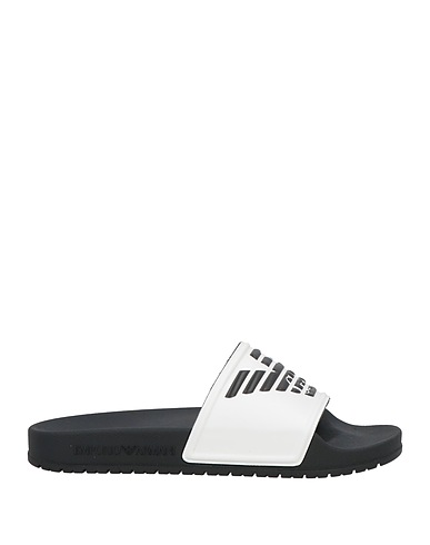 EMPORIO ARMANI Sandals White Rubber