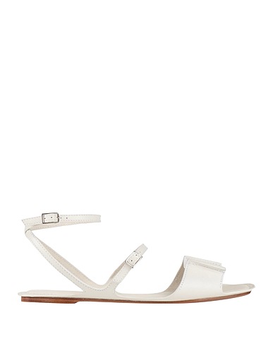 EMPORIO ARMANI Sandals Off white Leather