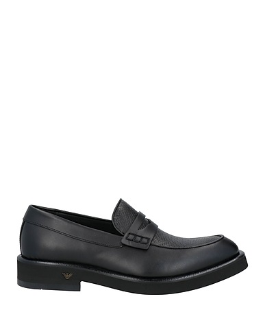 EMPORIO ARMANI Loafers Black 100% Calfskin