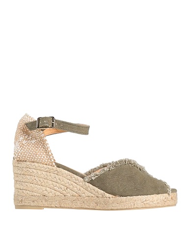 CASTAÑER Espadrilles Military green Textile fibers