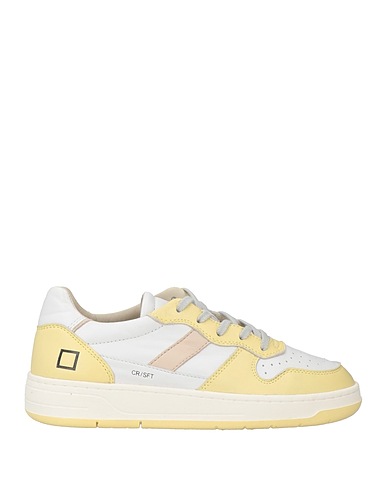 D.A.T.E. Sneakers Pastel yellow Leather