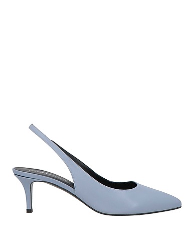 EMPORIO ARMANI Pumps Hellblau 100% Schafleder