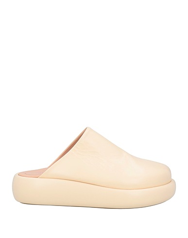 ILIO SMERALDO Mules and clogs Cream Leather
