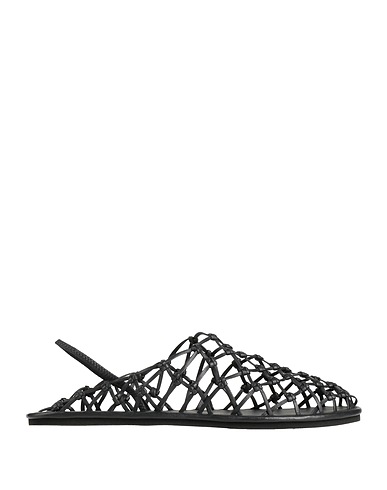 EMPORIO ARMANI Sandals Black 100% Lambskin