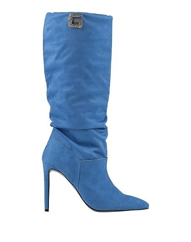 GAëLLE Paris Boots Pastel blue Textile fibers