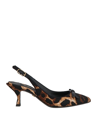 DOLCE&GABBANA Court Black Leather, Textile fibres