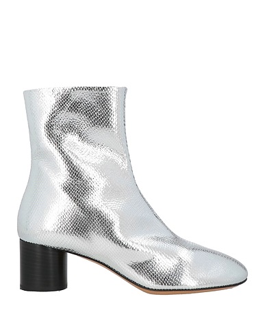 ISABEL MARANT Ankle boot Silver 100% Goat skin