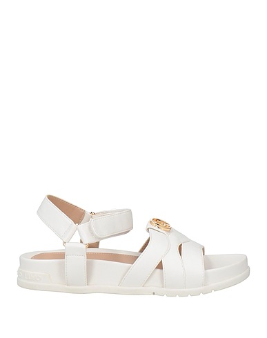 LIU •JO Sandals White Textile fibres
