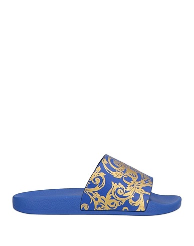 VERSACE JEANS COUTURE Sandals Bright blue Rubber