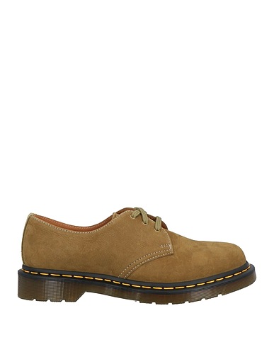 DR. MARTENS Laced shoes Military green Leather