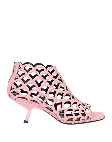 SERGIO ROSSI Ankle boot Pink Leather