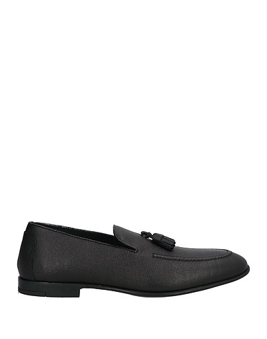 DOUCAL'S Loafers Black Leather
