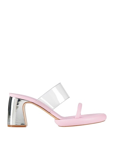 EMPORIO ARMANI Sandali Rosa Pelle, PVC - Polivinilcloruro