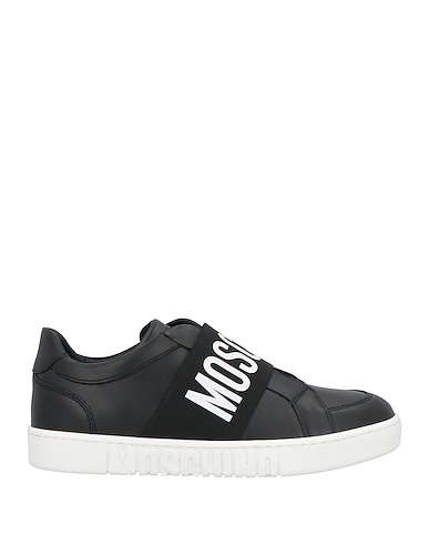 MOSCHINO Sneakers Black Calfskin