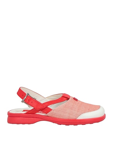 LAURA BIAGIOTTI JUNIOR Ballerine Rosso Pelle, Fibre tessili