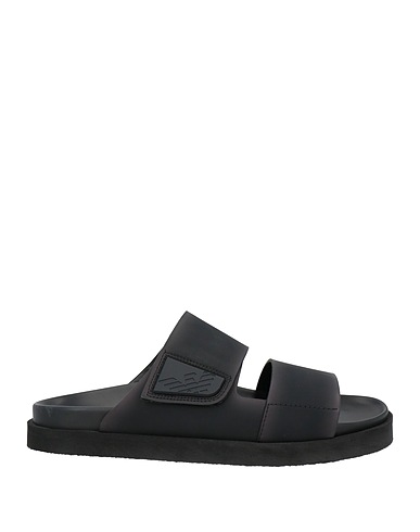 EMPORIO ARMANI Sandals Black Other Fibres