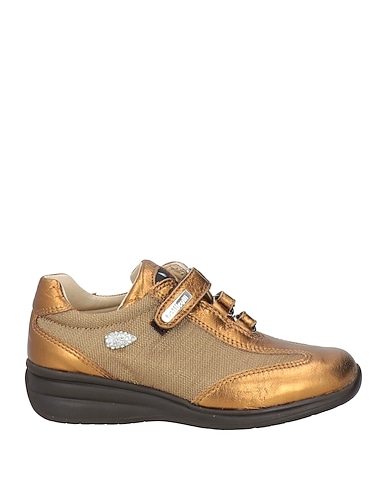 ROBERTO BOTTICELLI Sneakers KIDS BRONZO Leather, Textile fibers