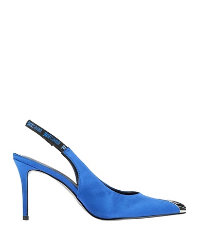 JUST CAVALLI Pump Blue Textile fibers