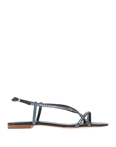 LE SILLA Flip flops Blue Textile fibers
