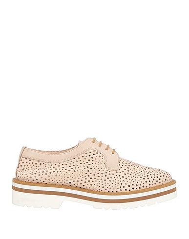 CALCE Stringate Beige Pelle