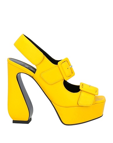 SI ROSSI by SERGIO ROSSI Sandali Giallo Pelle