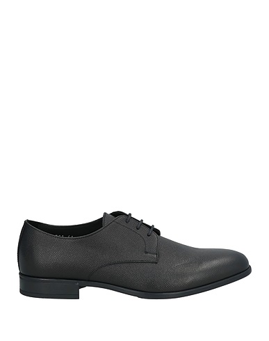 DOUCAL'S Schnürschuhe Schwarz Leder