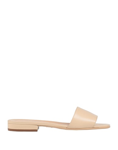 SERGIO ROSSI Sandals Beige Leather